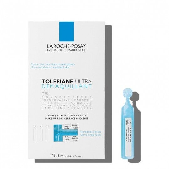LA ROCHE POSAY TOLERIANE DESMAQUILLANTE OJOS MONODOSIS PIEL SENSIBLE