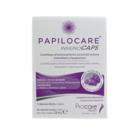 PAPILOCARE INMUNOCAPS 30 CAPSULAS