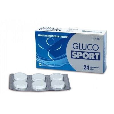 GLUCO SPORT 24 COMPRIMIDOS SABOR LIMON
