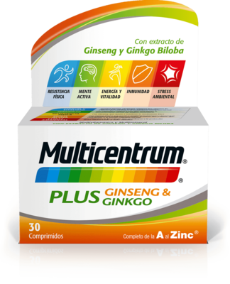 MULTICENTRUM PLUS GINSENG & GINKGO MULTICENTRUM PLUS GINSENG & GINKGO
