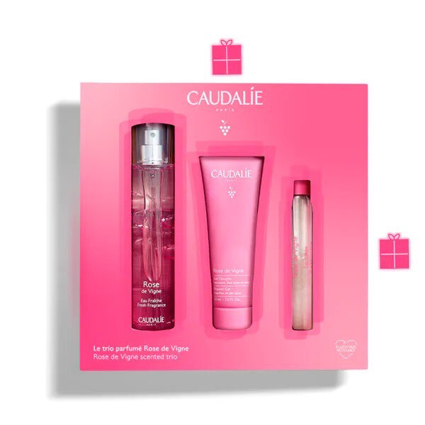 CAUDALIE ROSE DE VIGNE COFRE TRIO PERFUMADO