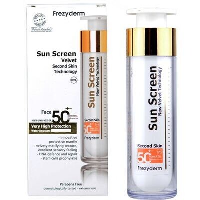 FREZYDERM SUN SCREEN VELVET 50+ SPF 50 ML