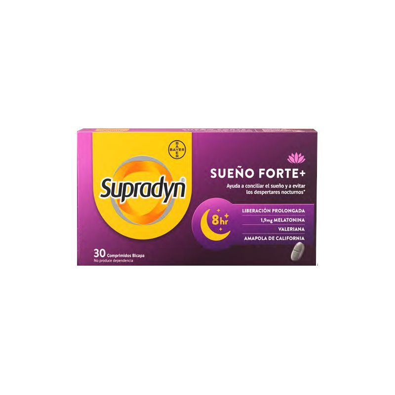 SUPRADYN SUEÑO FORTE + 30 COMPRIMIDOS BICAPA SUPRADYN SUEÑO FORTE + 30 COMPRIMIDOS BICAPA