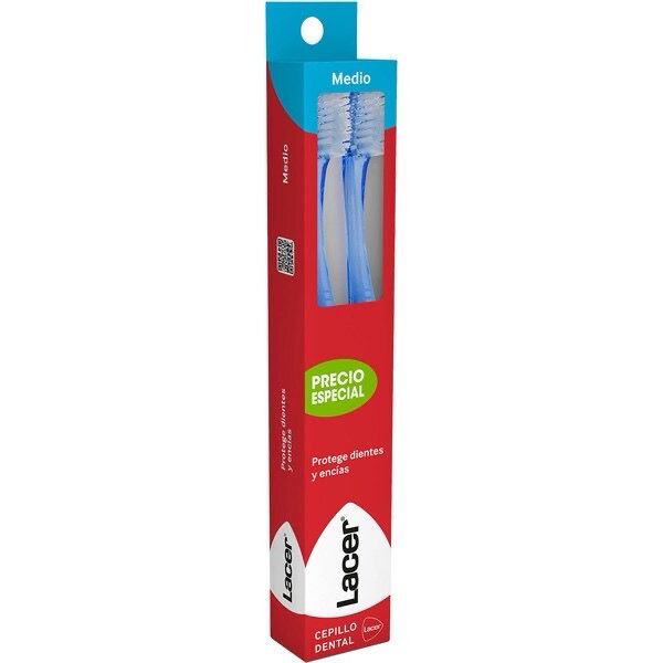 LACER CEPILLO DENTAL MEDIO PACK DUPLO
