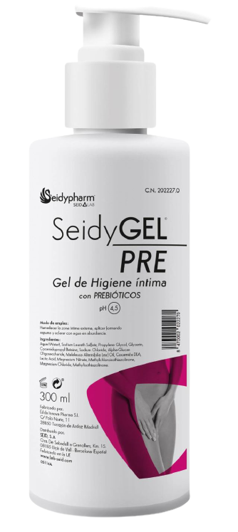 SEIDYGEL PRE HIGIENE INTIMA 300 ML