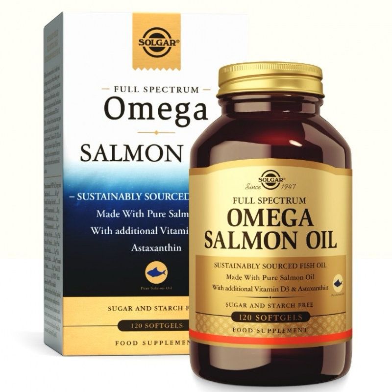 SOLGAR FULL SPECTRUM OMEGA SALMON OIL 120 CAPSULAS SOLGAR FULL SPECTRUM OMEGA SALMON OIL 120 CAPSULAS
