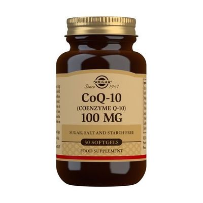 SOLGAR COENZIMA Q-10 100 MG 30 CAPSULAS BLANDAS SOLGAR COENZIMA Q-10 100 MG 30 CAPSULAS BLANDAS