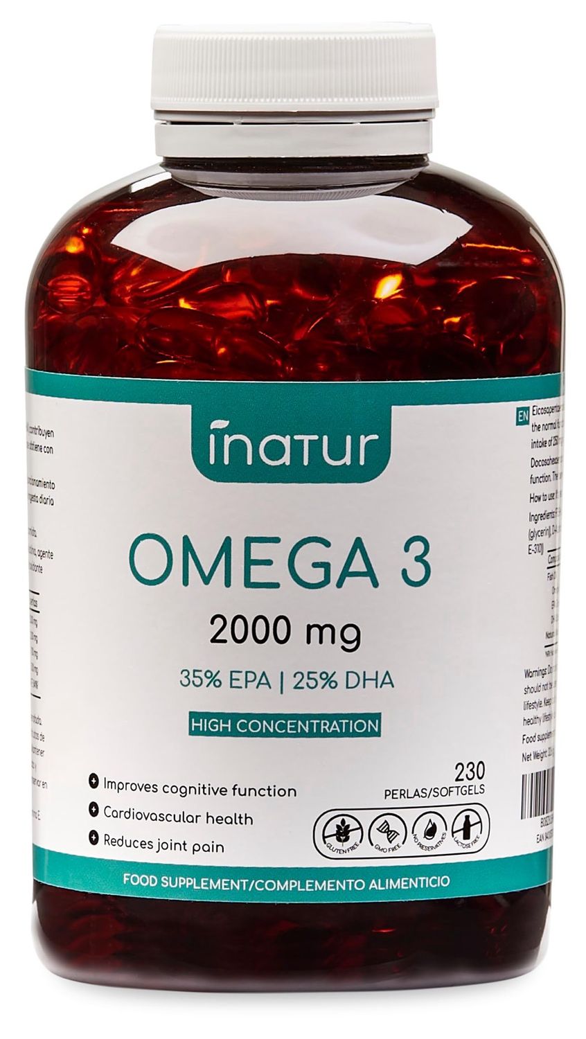 OMEGA 3 INATUR 200 perlas
