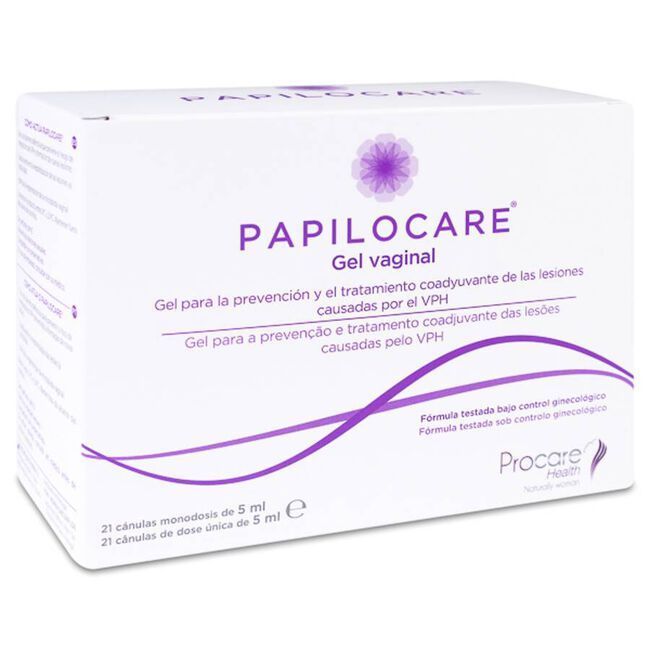 PAPILOCARE GEL VAGINAL 21 CANULAS
