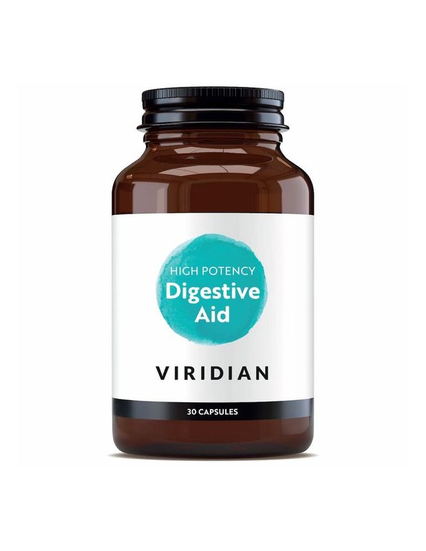 VIRIDIAN AYUDA DIGESTIVA ALTA POTENCIA 30 CAPSULAS VEGANAS