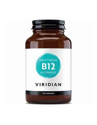 VIRIDIAN HIGH TWELVE VITAMINA B12 B COMPLEX 90 CAPSULAS VEGANAS
