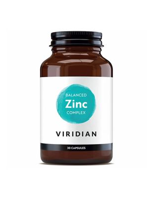 VIRIDIAN BALANCED ZINC COMPLEX 30 CAPSULAS VEGANAS
