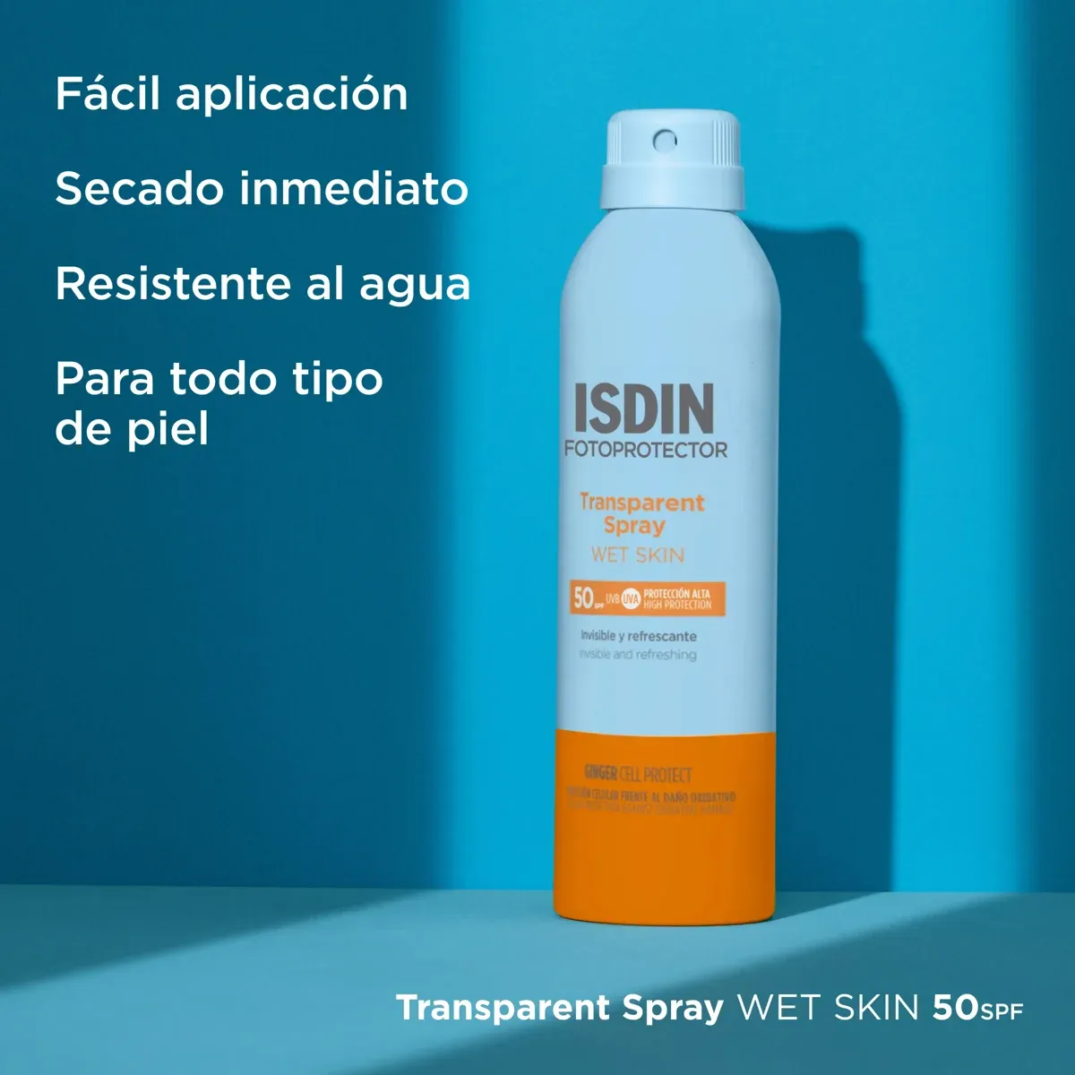 ISDIN FOTOPROTECTOR TRANSPARENT SPRAY WET SKIN SPF 50