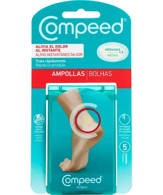 COMPEED AMPOLLAS MEDIANAS 5 UNIDADES