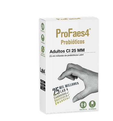 PROFAES 4 PROBIOTICO ADULTOS CI 25 MM 30 CAPSULAS