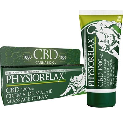 PHYSIORELAX CBD 1000 MG CREMA DE MASAJE PHYSIORELAX CBD 1000 MG CREMA DE MASAJE