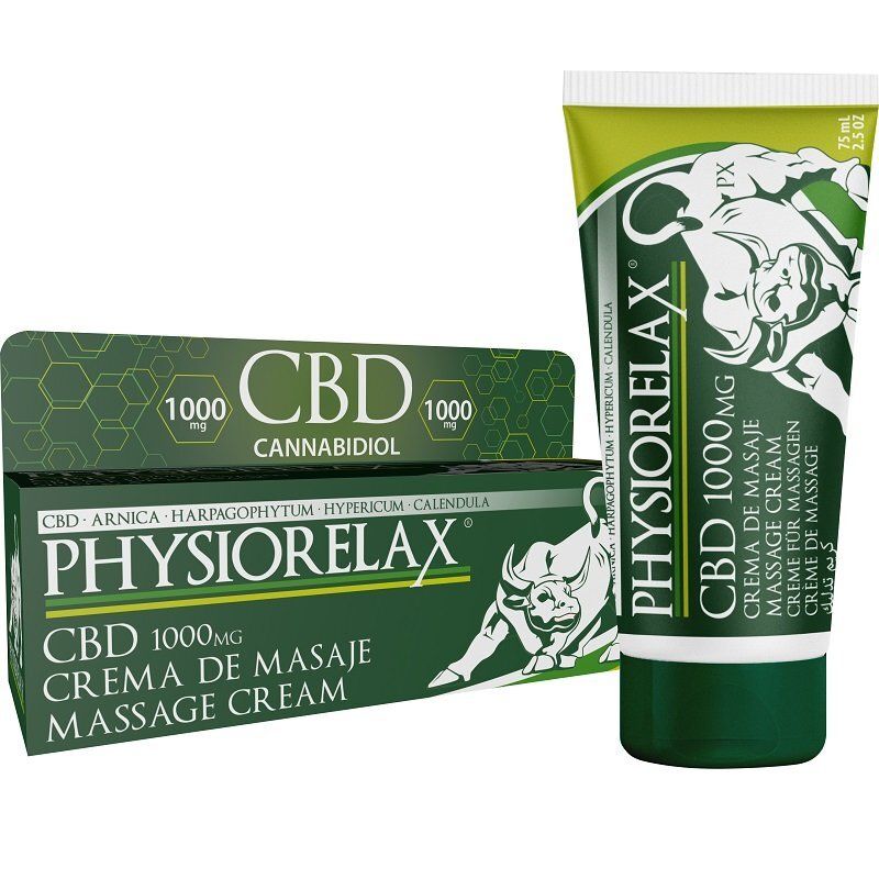 PHYSIORELAX CBD 1000 MG CREMA DE MASAJE PHYSIORELAX CBD 1000 MG CREMA DE MASAJE
