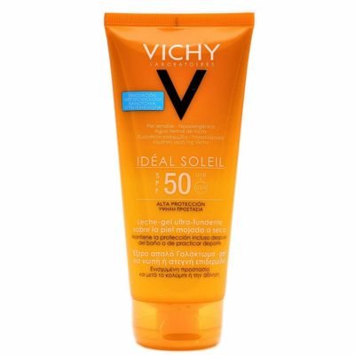 VICHY LECHE GEL ULTRA FUNDENTE SOBRE LA PIEL MOJADA O SECA SPF 50. 200 ml