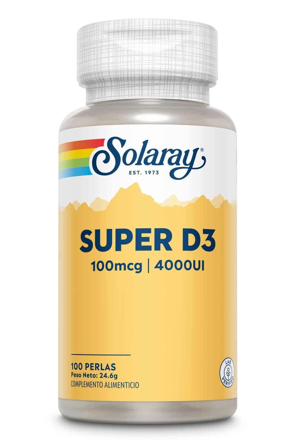 SOLARAY SUPER D3 4000 UI 100 PERLAS