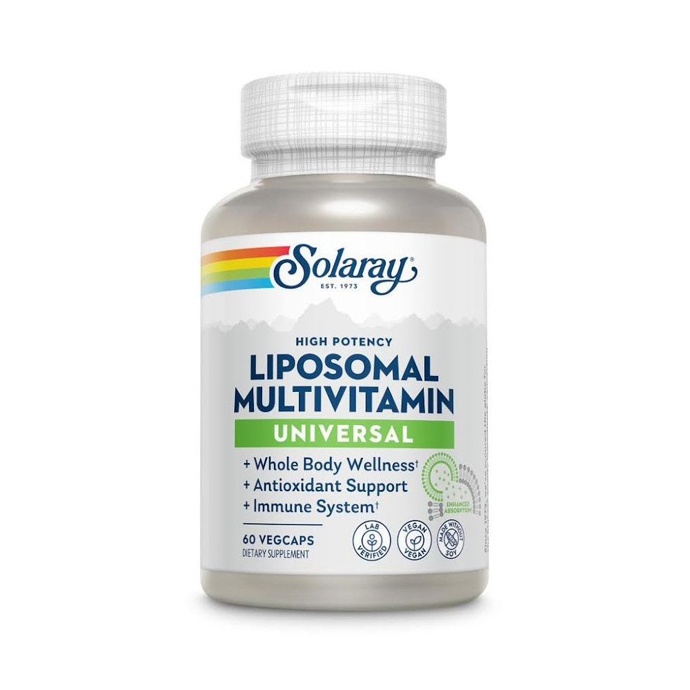 SOLARAY UNIVERSAL LIPOSOMAL MULTIVITAMIN 60 CAPSULAS VEGETALES