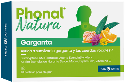 PHONAL NATURA GARGANTA 20 PASTILLAS PARA CHUPAR