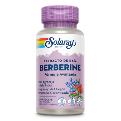SOLARAY BERBERINE 60 CAPSULAS VEGETALES
