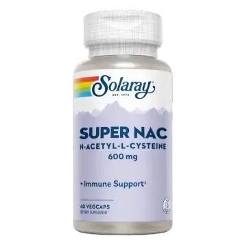 SOLARAY SUPER NAC 600 MG 60 CAPSULAS VEGETALES SOLARAY SUPER NAC 600 MG 60 CAPSULAS VEGETALES