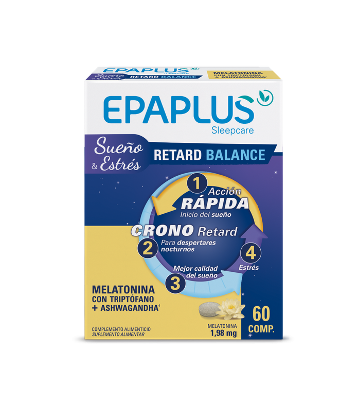 EPAPLUS SLEEPCARE MELATONINA RETARD BALANCE 60 COMPRIMIDOS