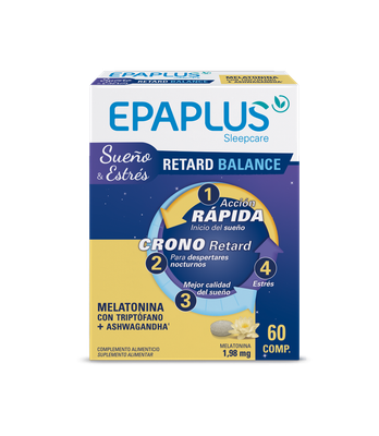 EPAPLUS SLEEPCARE MELATONINA RETARD BALANCE 60 COMPRIMIDOS
