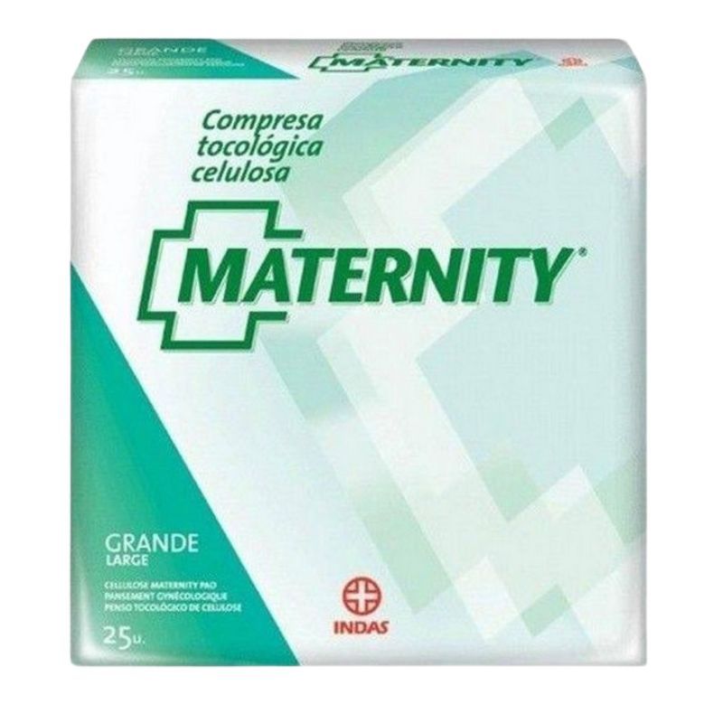 INDAS MATERNITY COMPRESA TOCOLOGICA 25 UNIDADES