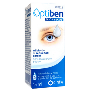 OPTIBEN COLIRIO OJOS SECOS 15 ml