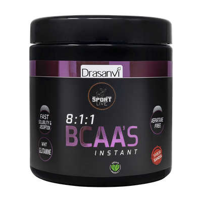 DRASANVI SPORT LIVE  BCAAS + GLUTAMINA  275 G SABOR SANDIA