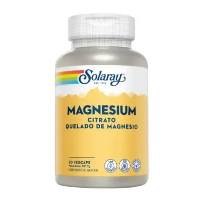 SOLARAY MAGNESIUM CITRATO QUELADO 90 CAPSULAS VEGETALES