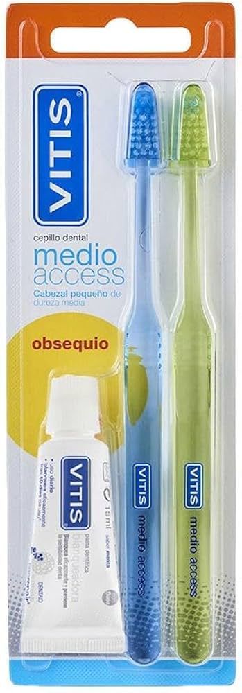 VITIS CEPILLO DENTAL ACCESS MEDIO PACK DUPLO