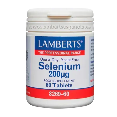 LAMBERTS SELENIO 200 MCG 60 TABLETAS