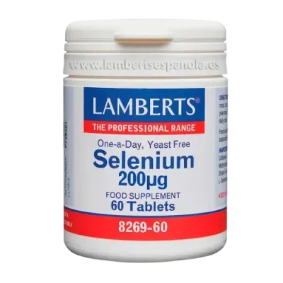LAMBERTS SELENIO 200 MCG 60 TABLETAS
