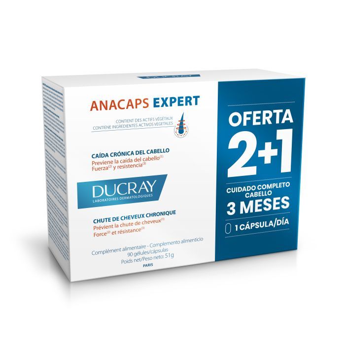 DUCRAY ANACAPS EXPERT PACK 3 MESES 90 CAPSULAS DUCRAY ANACAPS EXPERT PACK 3 MESES 90 CAPSULAS
