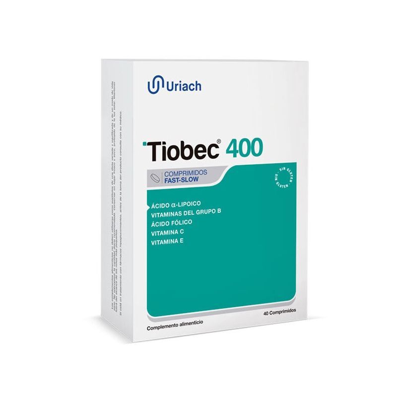 TIOBEC 400 40 COMPRIMIDOS