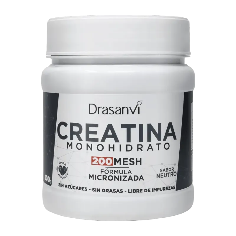 DRASANVI CREATINA MONOHIDRATO 200 MESH 300 G DRASANVI CREATINA MONOHIDRATO 200 MESH 300 G