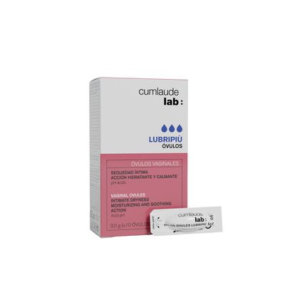 CUMLAUDE LUBRIPIU OVULOS 10 UNIDADES