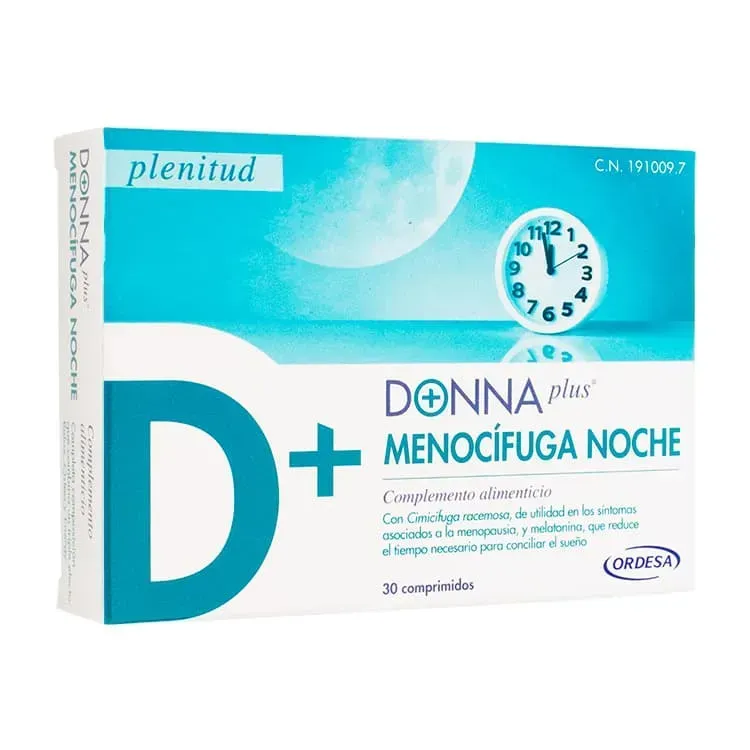 DONNA PLUS MENOCIFUGA NOCHE 30 COMPRIMIDOS DONNA PLUS MENOCIFUGA NOCHE 30 COMPRIMIDOS