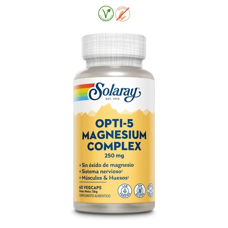 SOLARAY OPTI 5 MAGNESIUM COMPLEX 60 CAPSULAS SOLARAY OPTI 5 MAGNESIUM COMPLEX 60 CAPSULAS