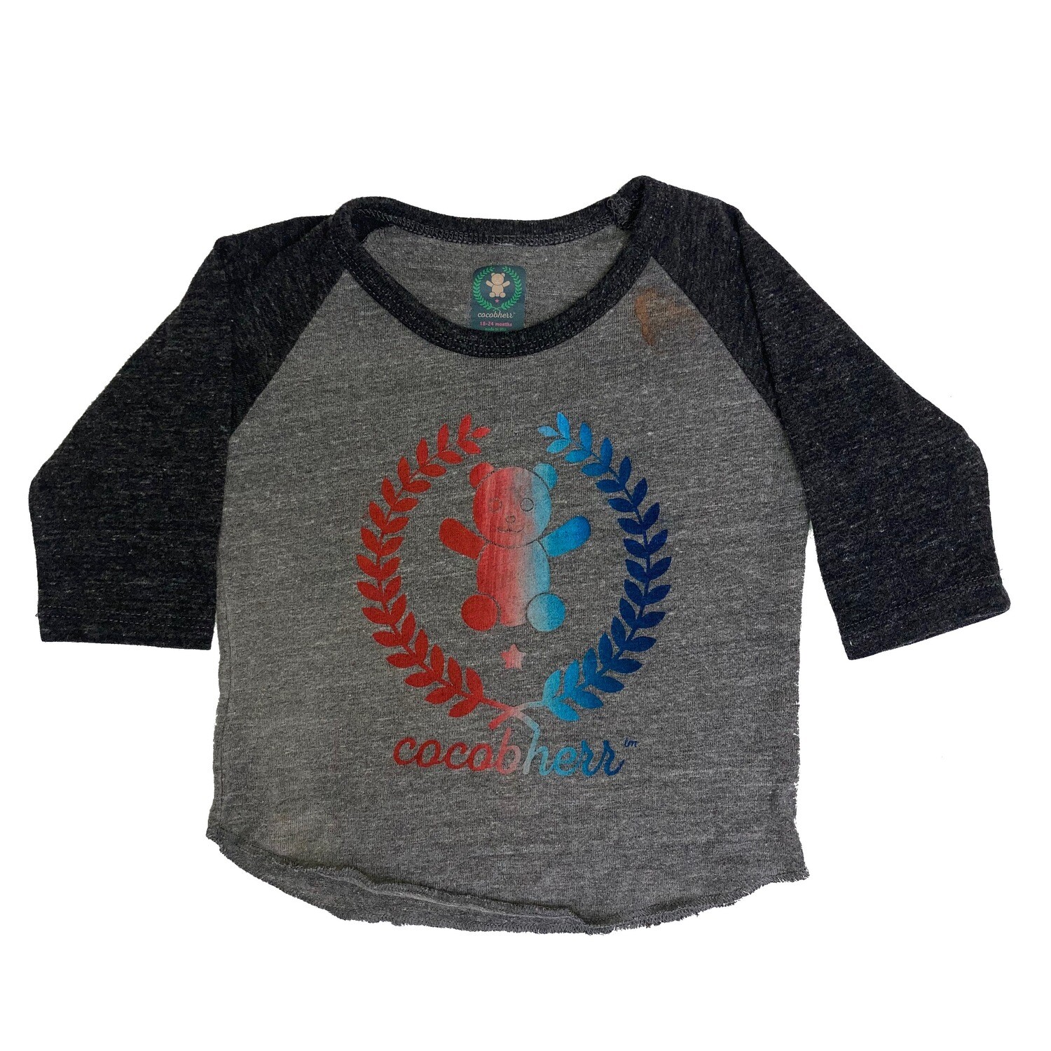 Red White Blue / cocologo / baseball tee