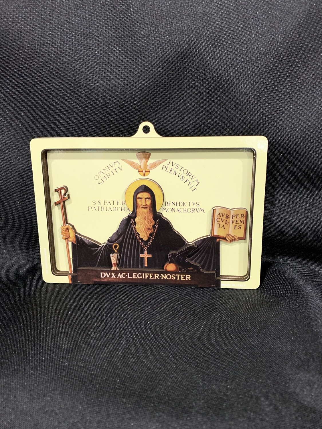St Benedict Wood Cutout 3.75&#39; X 5.75&quot;