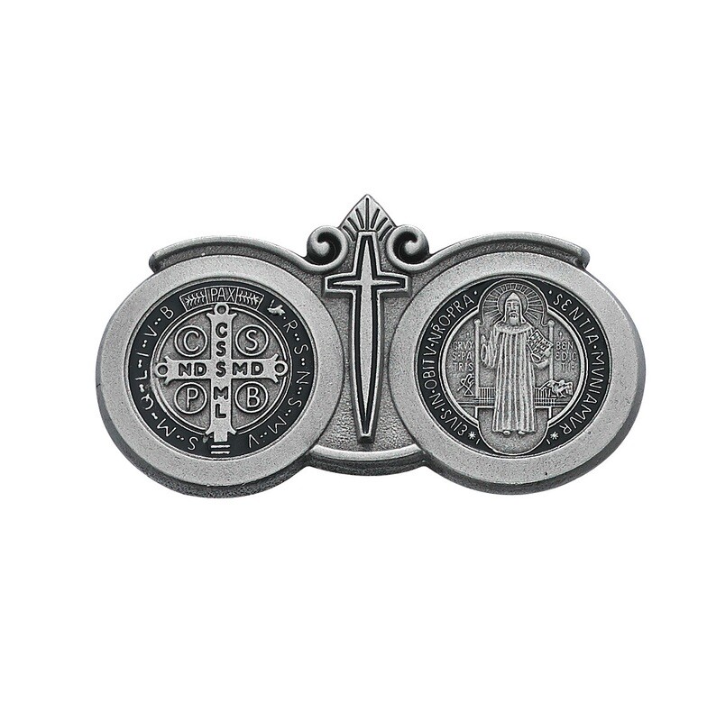 St Benedict Visor Clip