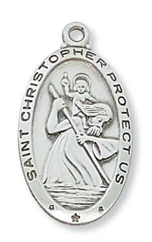24&quot; CH SS ST CHRISTOPHER