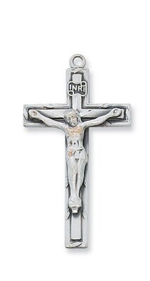 18" CHAIN SS Crucifix