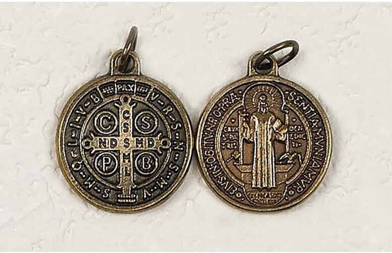 Scan St Benedict 1&quot; Bronze Medal
