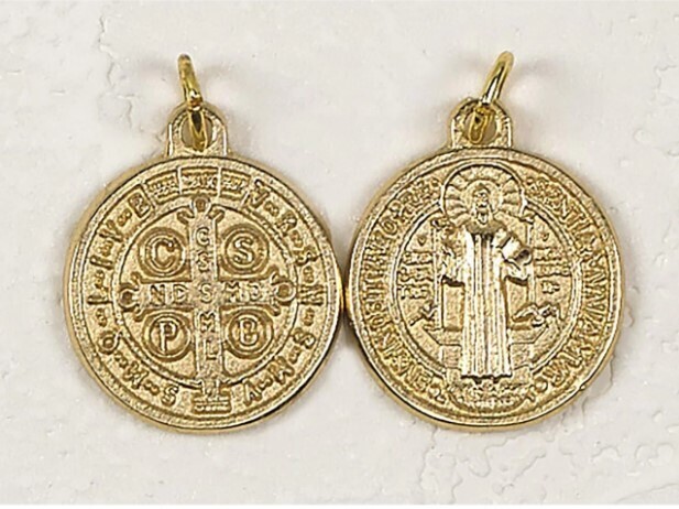 Scan St Benedict 1&quot; Gold Medal