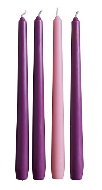 10&quot; Advent Tapers
